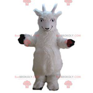 Witte geit geit mascotte alle harige geit - Redbrokoly.com