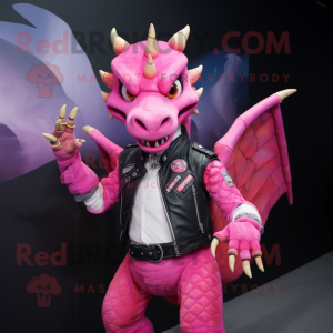 Pink Dragon mascotte...