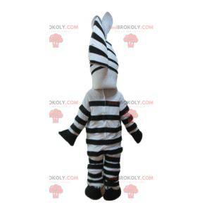 Mascotte van de beroemde zebra Marty uit de cartoon Madagascar