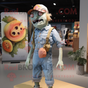 Peach Zombie mascotte...