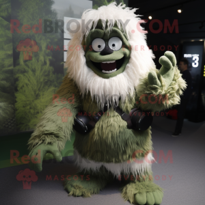 Forest Green Yeti mascotte...