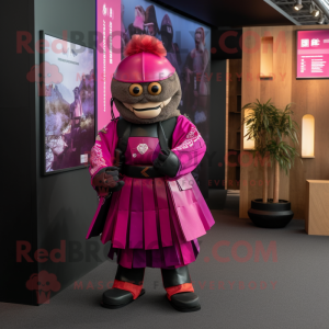 Magenta Samurai maskot...