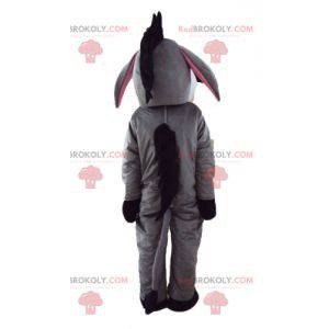 Eeyore donkey mascot white gray and pink - Redbrokoly.com