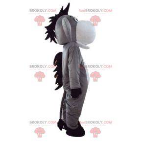 Eeyore åsna maskot vitgrå och rosa - Redbrokoly.com