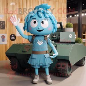 Cyan Army Soldier...