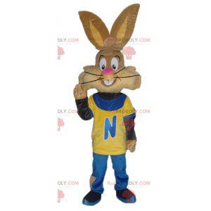 Famoso coniglio marrone mascotte Quicky di Nesquik -