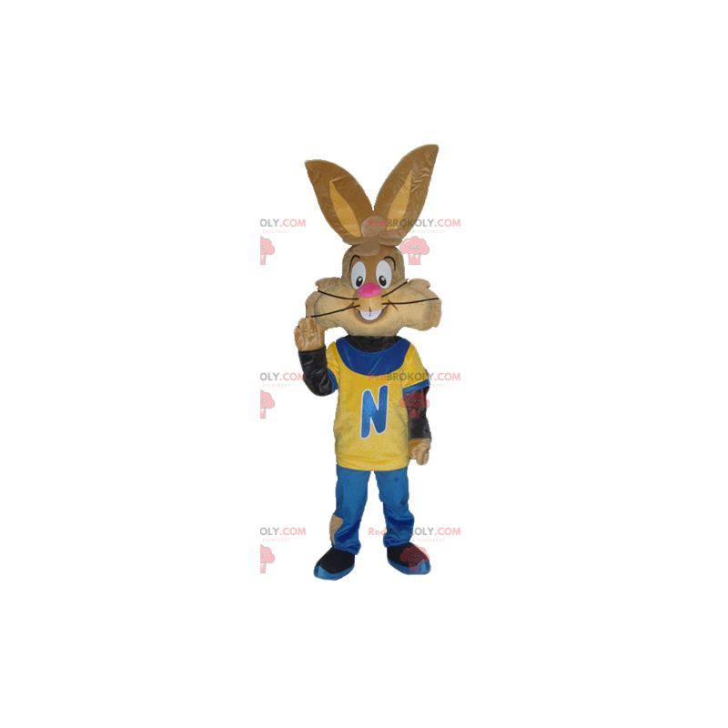 Famoso coniglio marrone mascotte Quicky di Nesquik -