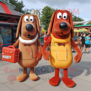 Rust Hot Dog mascotte...