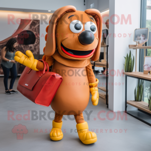 Rust Hot Dog maskot kostume...