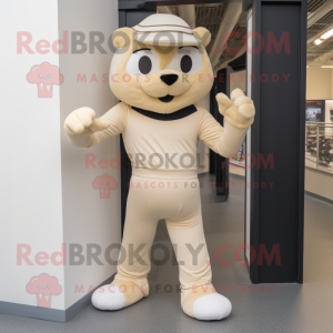 Beige armbånd maskot...