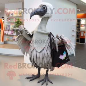 Sølv Dodo Bird maskot...