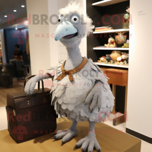 Sølv Dodo Bird maskot...