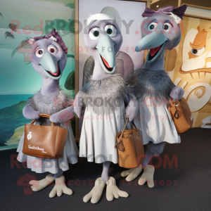 Silver Dodo Bird maskot...