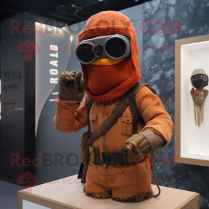 Rust Sniper maskot kostym...