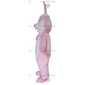 Gigante mascotte coniglio rosa e bianco - Redbrokoly.com