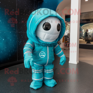 Cyan Astronaut mascotte...