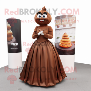 Rust Choklad maskot kostym...