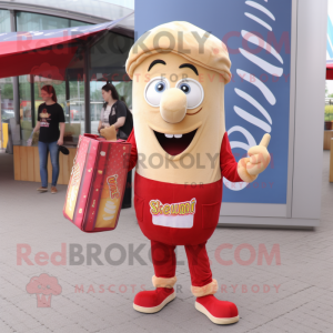 Beige Currywurst mascotte...