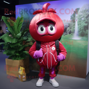Red Onion mascotte kostuum...