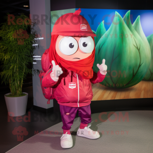 Red Onion maskot kostume...