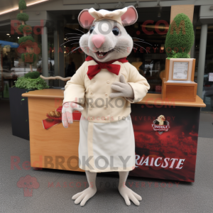 Beige Ratatouille mascotte...