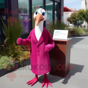 Magenta Albatross maskot...