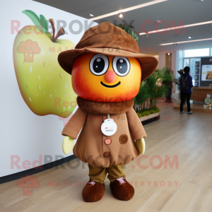 Brown Apple mascotte...