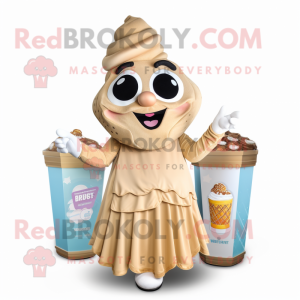 Tan Ice Cream mascotte...