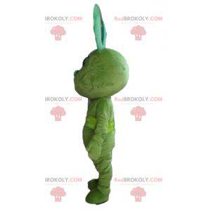 Mascotte de lapin tout vert drôle et original - Redbrokoly.com