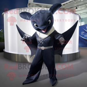 Navy Manta Ray mascotte...