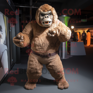 Tan Gorilla mascotte...