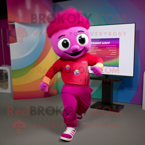 Magenta Rainbow mascotte...