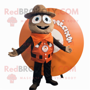 Rust Pizza maskot kostym...