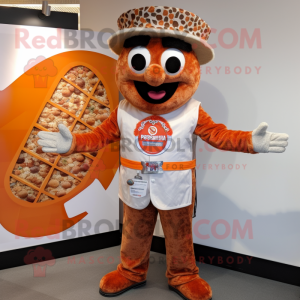 Rust Pizza maskot drakt...