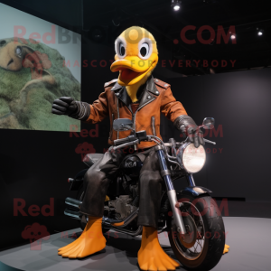 Rust Duck mascotte kostuum...