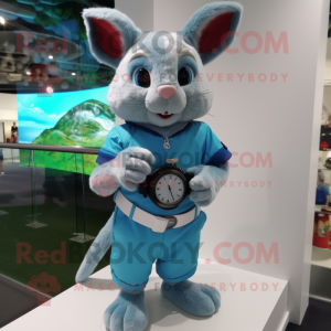 Cyan Chinchilla mascotte...