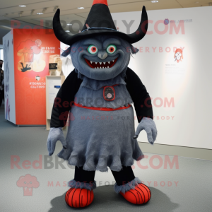  Demon mascotte kostuum...