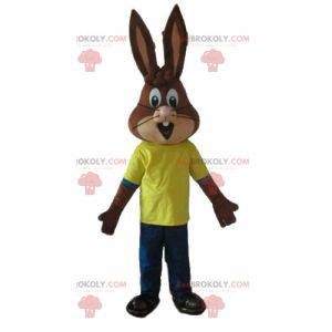 Mascotte de Quicky célèbre lapin marron de Nesquik -