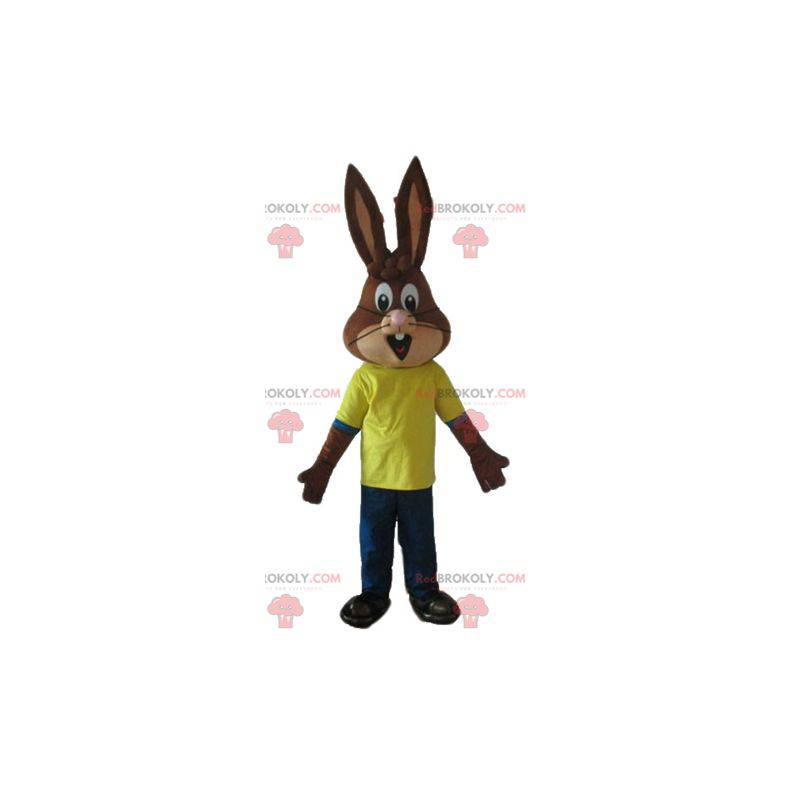 Mascotte de Quicky célèbre lapin marron de Nesquik -