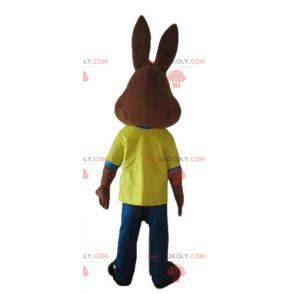 Mascotte de Quicky célèbre lapin marron de Nesquik -