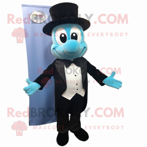 Sky Blue Plommon maskot...