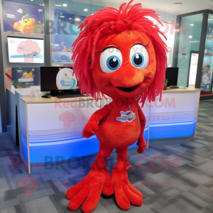 Personagem de mascote Red...