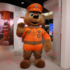 Rust Army Soldier mascotte...