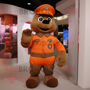 Rust Army Soldier maskot...