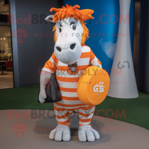 Orange Quagga maskot...