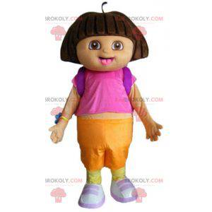 Dora, a exploradora, mascote da menina dos desenhos animados