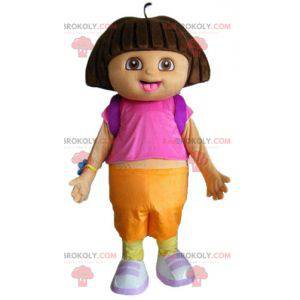 Dora the Explorer beroemde cartoon meisje mascotte -