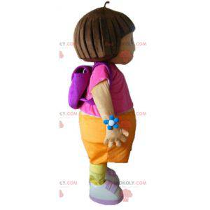 Dora the Explorer beroemde cartoon meisje mascotte -