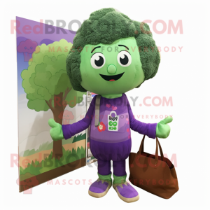 Lavendel Broccoli maskot...