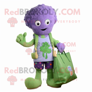 Lavendel Broccoli maskot...